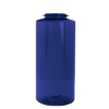Garyline® Mountaineer Tritan® Bottle with Tethered Lid - 36 oz. - Transparent navy bottle